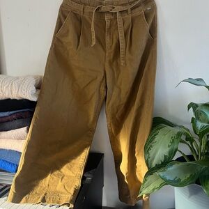 Scotch & Soda Women's Brown Cropped Pants